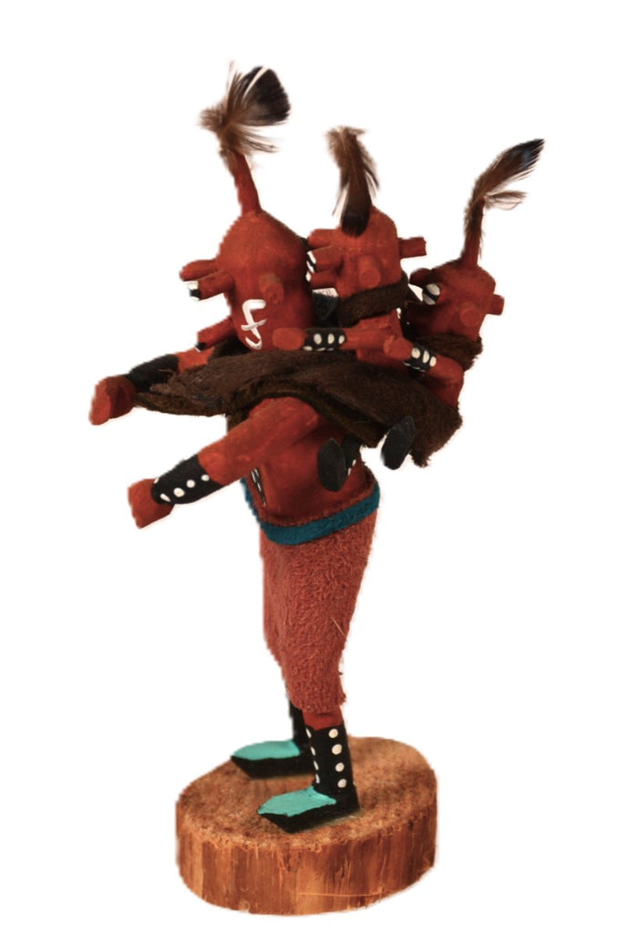 Hopi Pueblo Miniature Mudhead Kachina Doll