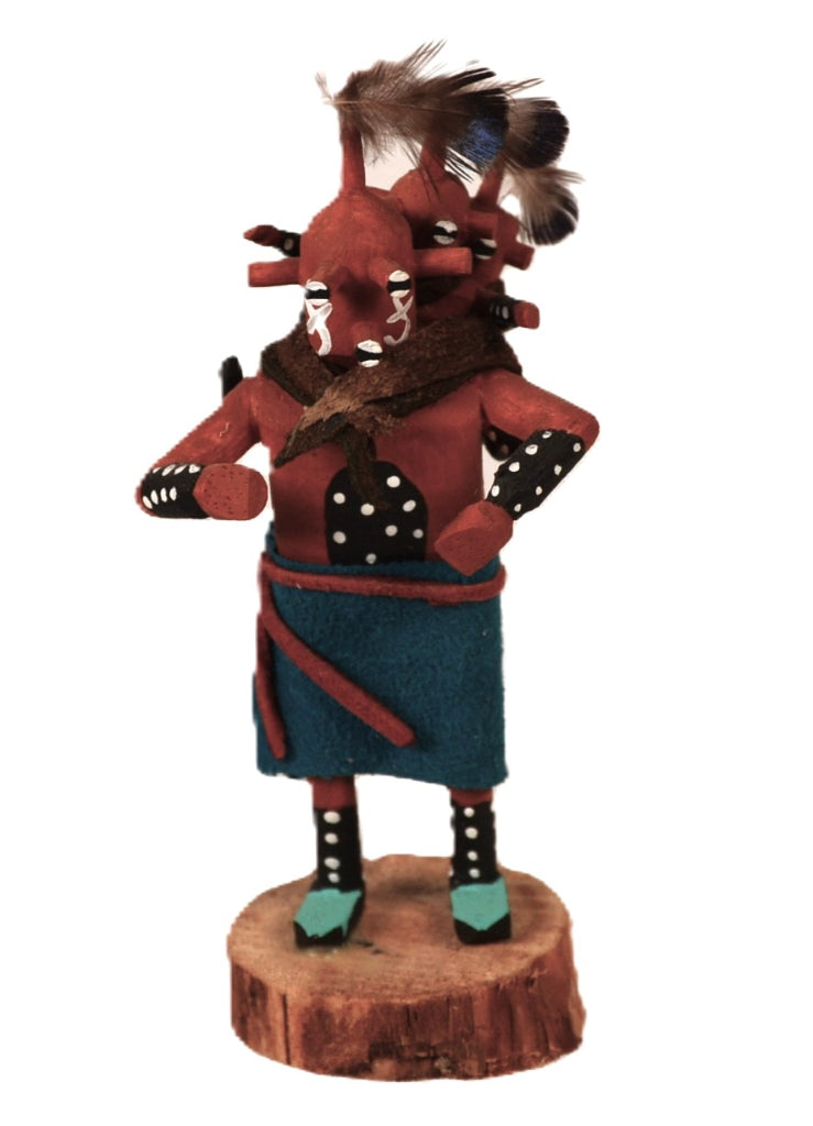 Hopi Pueblo Miniature Mudhead Kachina Doll