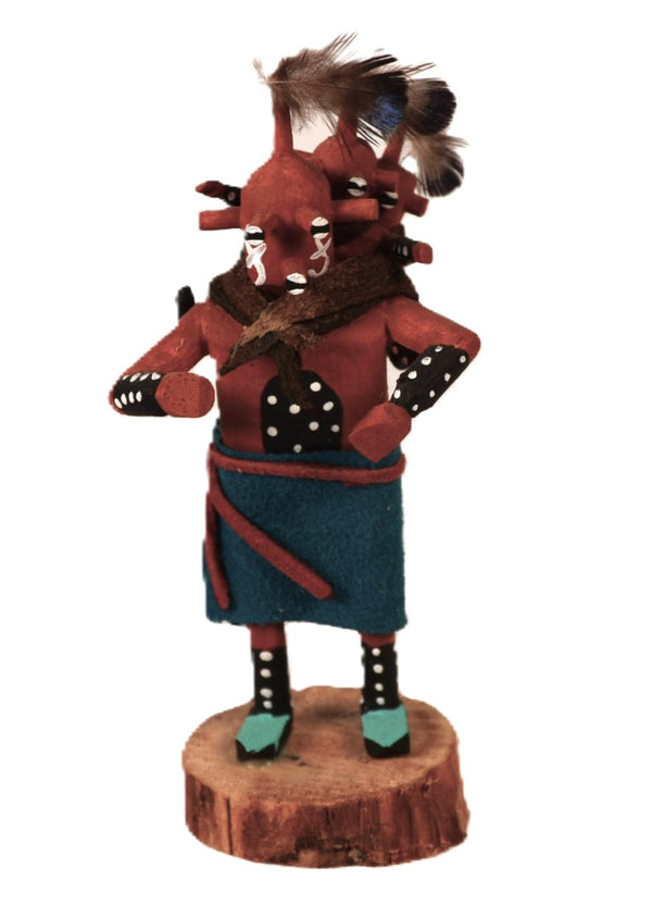 Hopi Pueblo Miniature Mudhead Kachina Doll