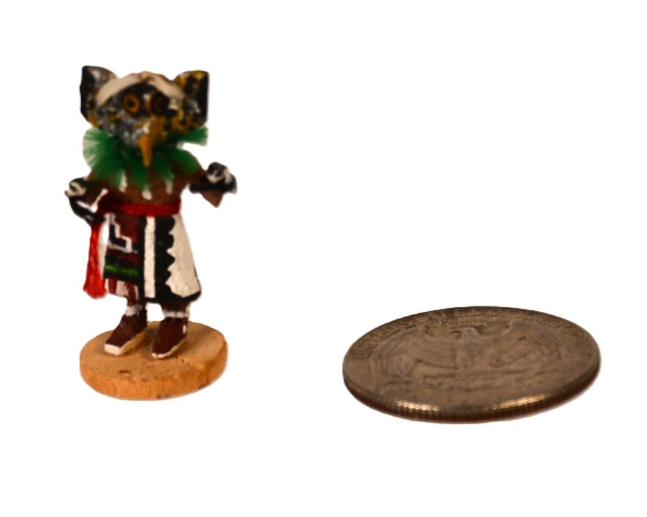 Hopi Pueblo Miniature Owl Kachina Doll