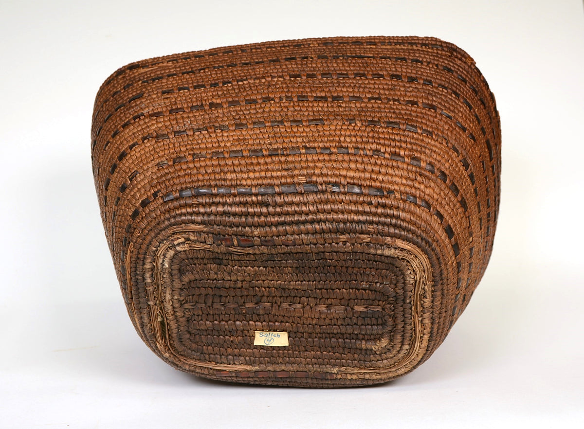 Antique Salish Indian Basket