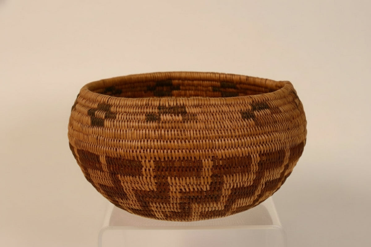 Paiute Indian Basketry Bowl