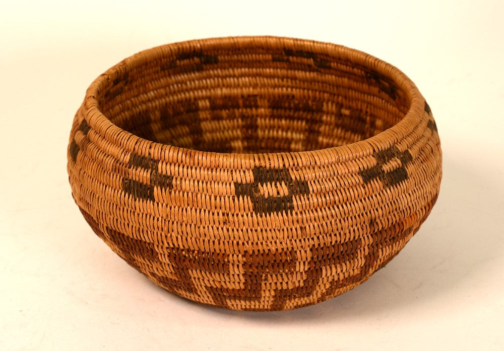 Paiute Indian Basketry Bowl