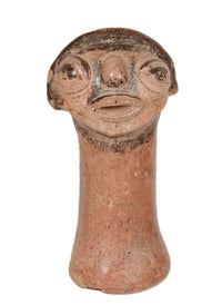 Pre Columbian Pottery Rattle Artifact