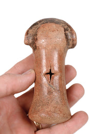 Pre Columbian Pottery Rattle Artifact