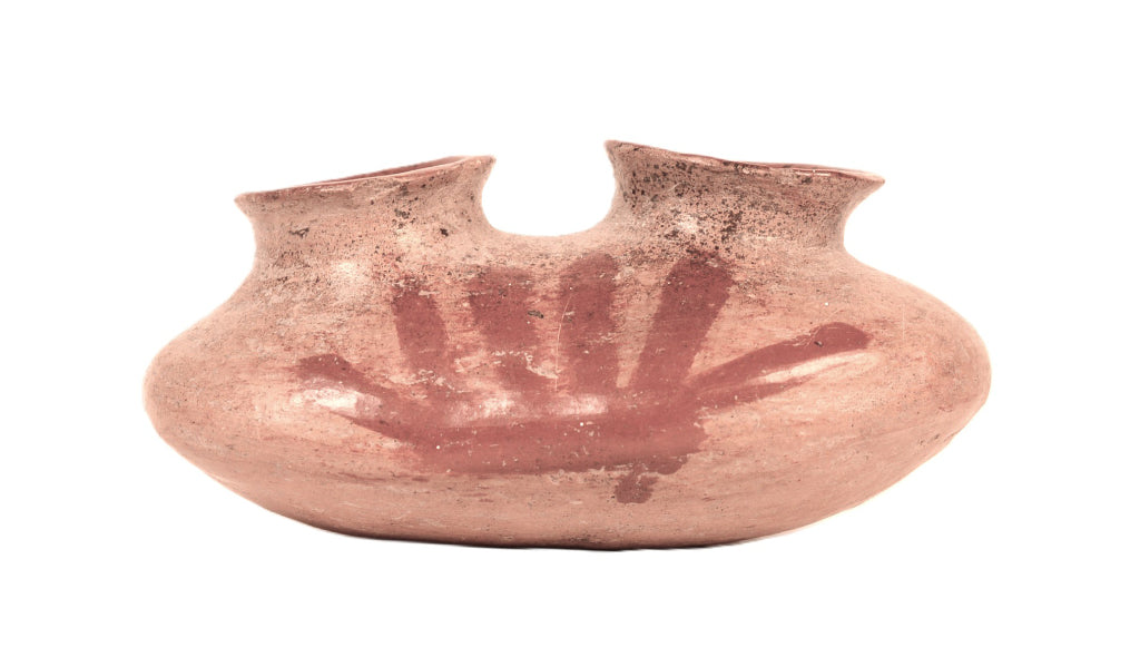 Pre-Columbian Double Spout Pottery Vase