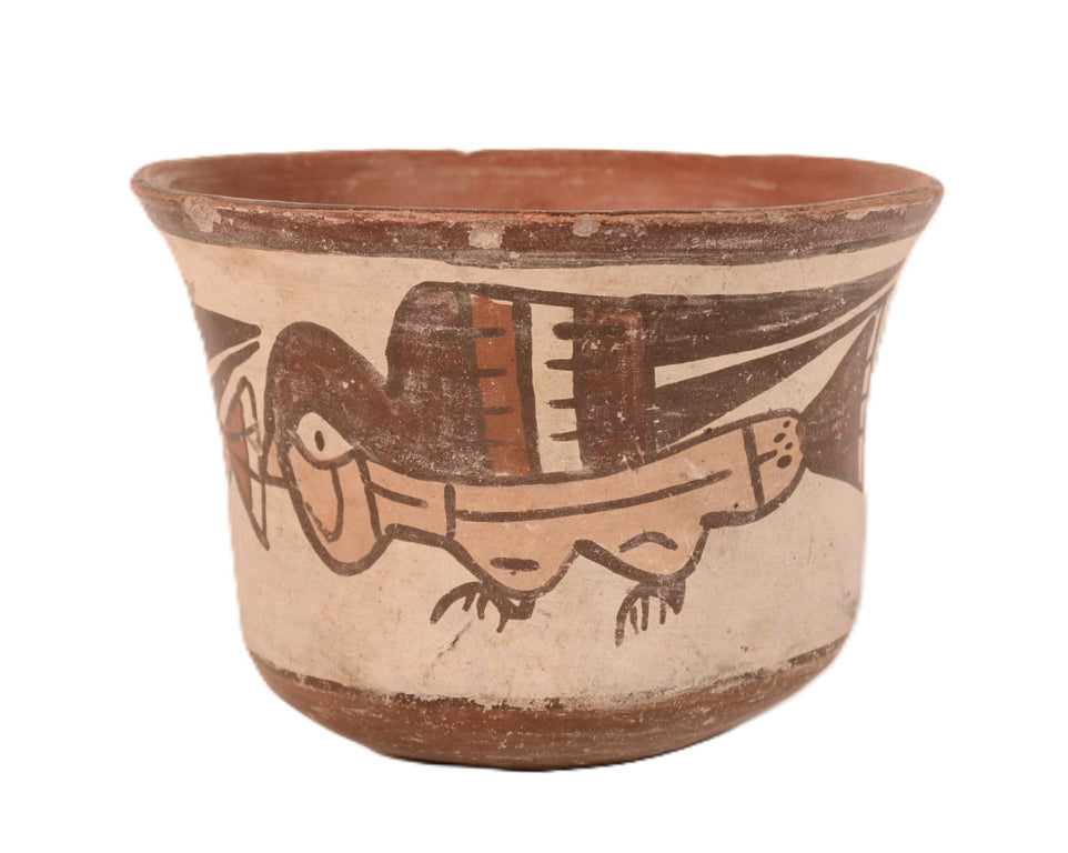 Peru Nazca Bird Pottery Bowl