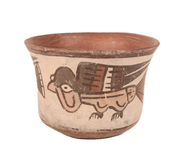 Peru Nazca Bird Pottery Bowl