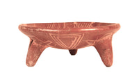 Pre-Columbian 3 Legged Pottery Bowl