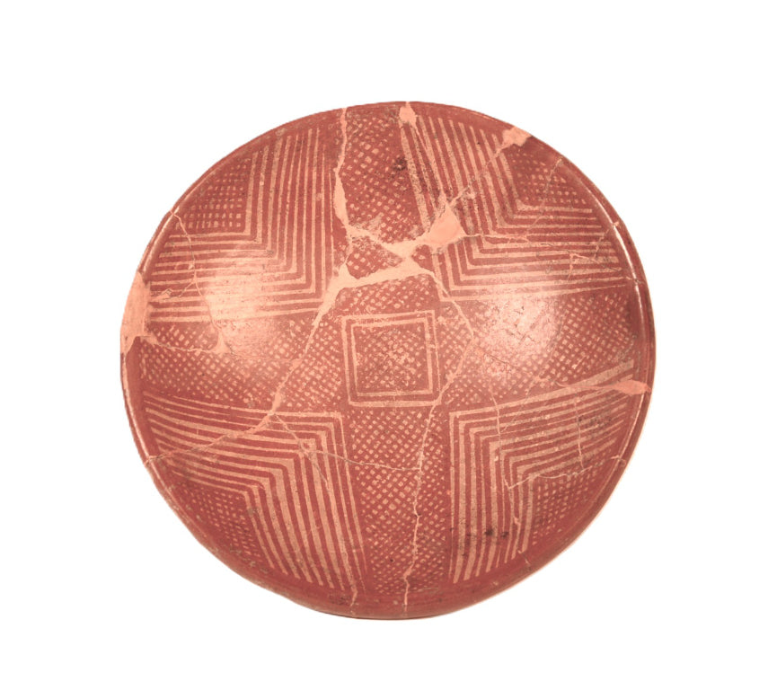 Pre-Columbian 3 Legged Pottery Bowl