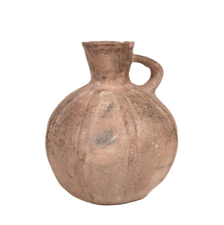 Peru - Precolumbian Pottery Pitcher of Gourd Form