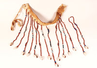 Plateau Choker Hide, Beads and Shell Necklace