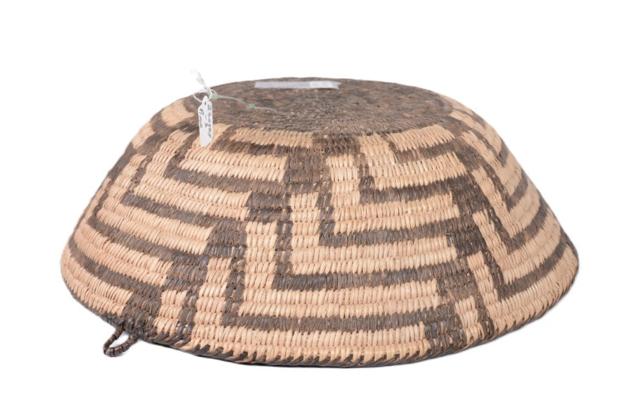 Fine Pima Whirling Motif Basketry Bowl