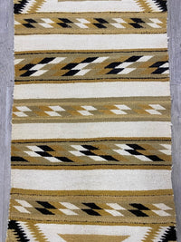 Navajo Rug - Double Saddle Blanket - Damaged near corner