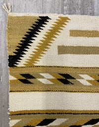 Navajo Rug - Double Saddle Blanket - Damaged near corner