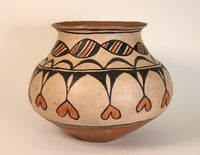Early San Ildefonso Pueblo pottery jar by Marianita Roybal