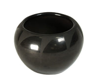 Santa Clara Pueblo Small Black Pottery By Gregorita Chavarria