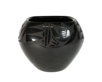 Santa Clara Pueblo Black on Black Pottery By Legoria Tafoya