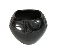 Santa Clara Pueblo Black on Black Pottery By Legoria Tafoya
