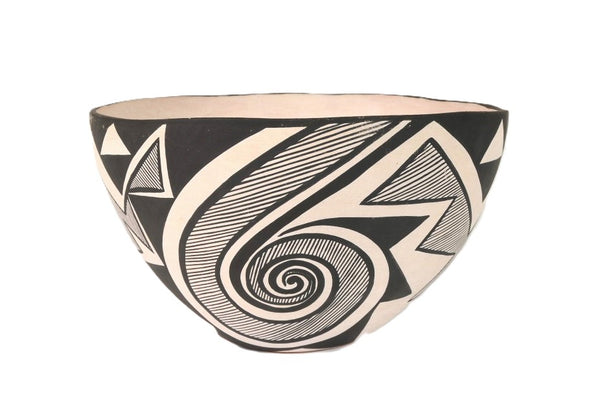 Zuni Pueblo Pottery Bowl By Jennie Laate