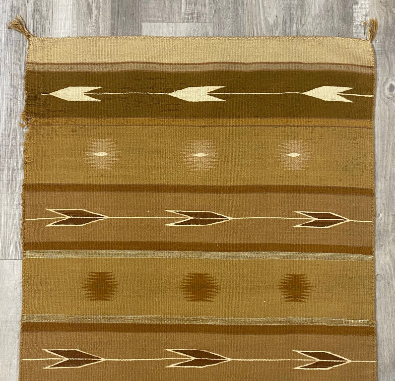 Navajo Rug - Classic Revival - Gold tone