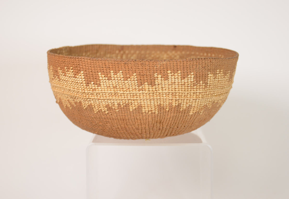 Hupa Basketry Food Bowl