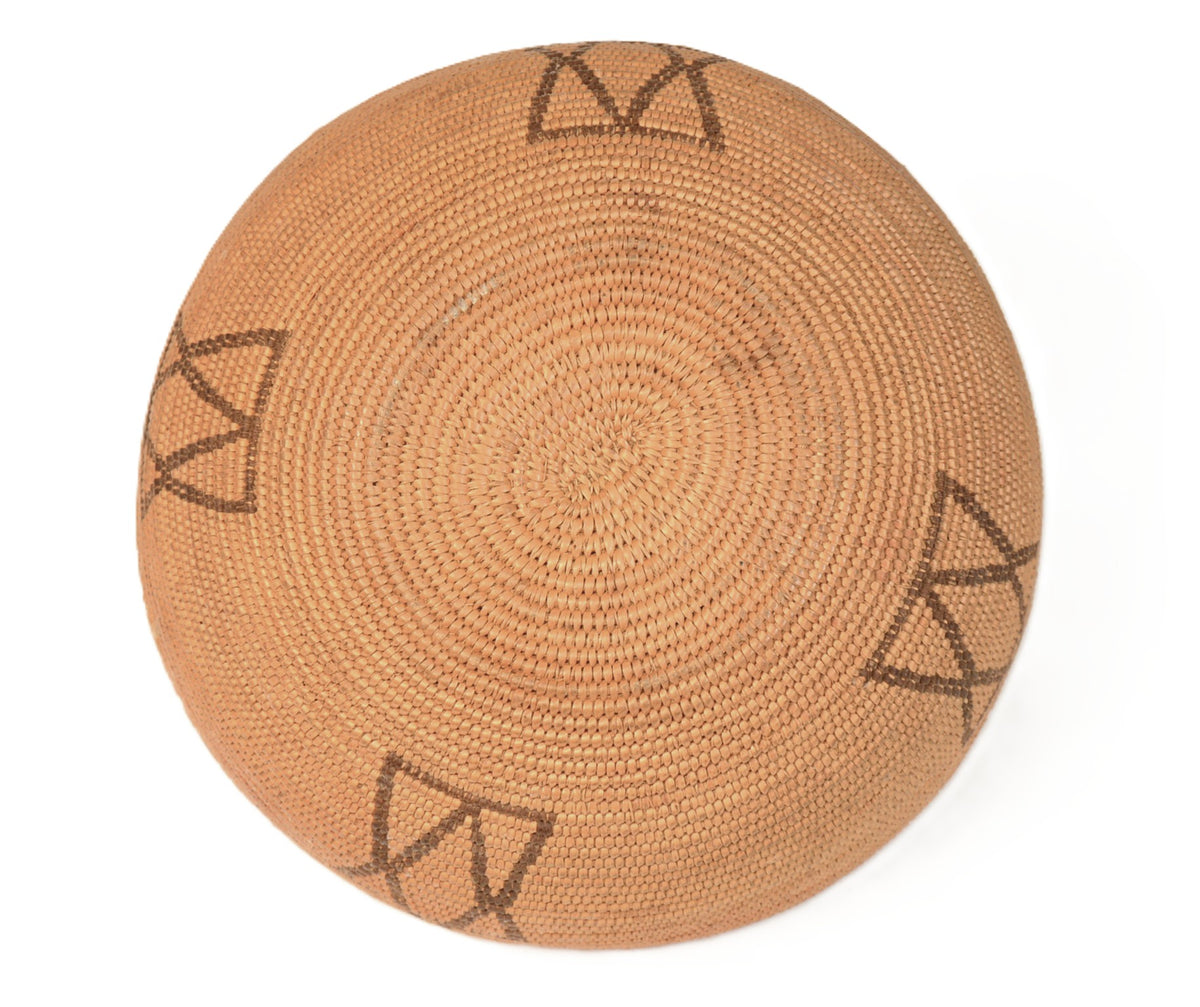 Washoe Indian Basket with four stars
