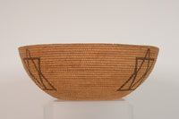Washoe Indian Basket with four stars