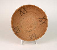 Washoe Indian Basket with four stars
