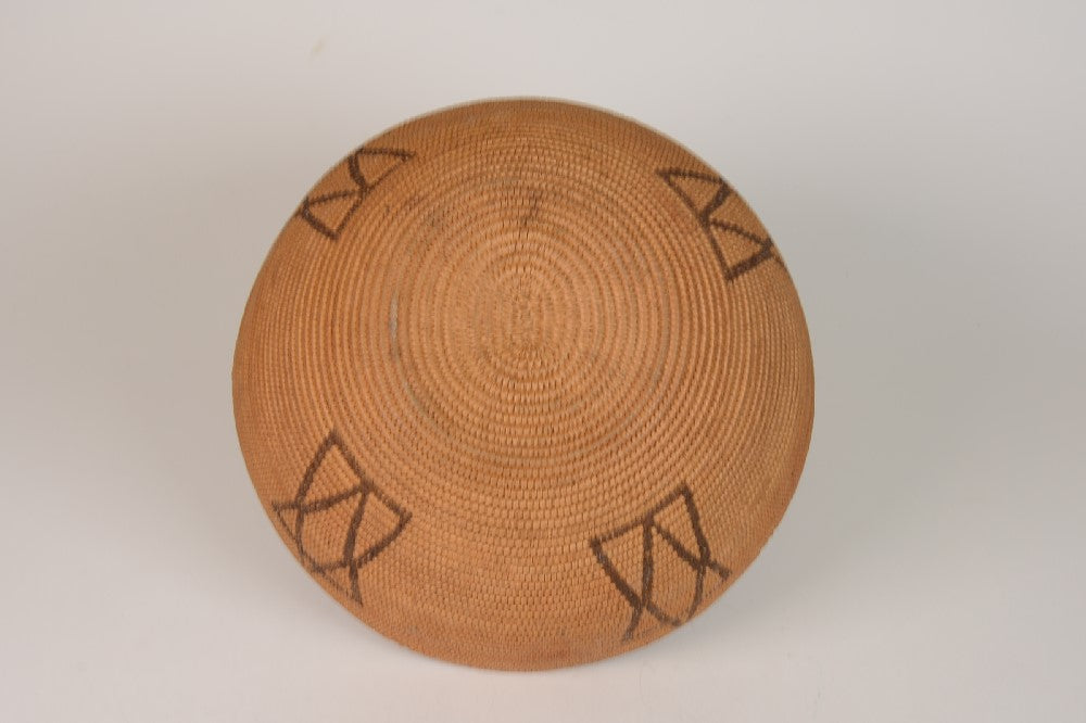Washoe Indian Basket with four stars