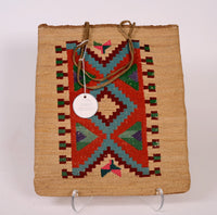 Nez Perce Corn Husk Bag with Butterflies