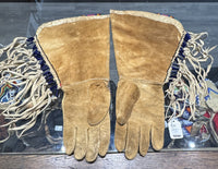 Plateau Beaded Gauntlet Gloves Pair