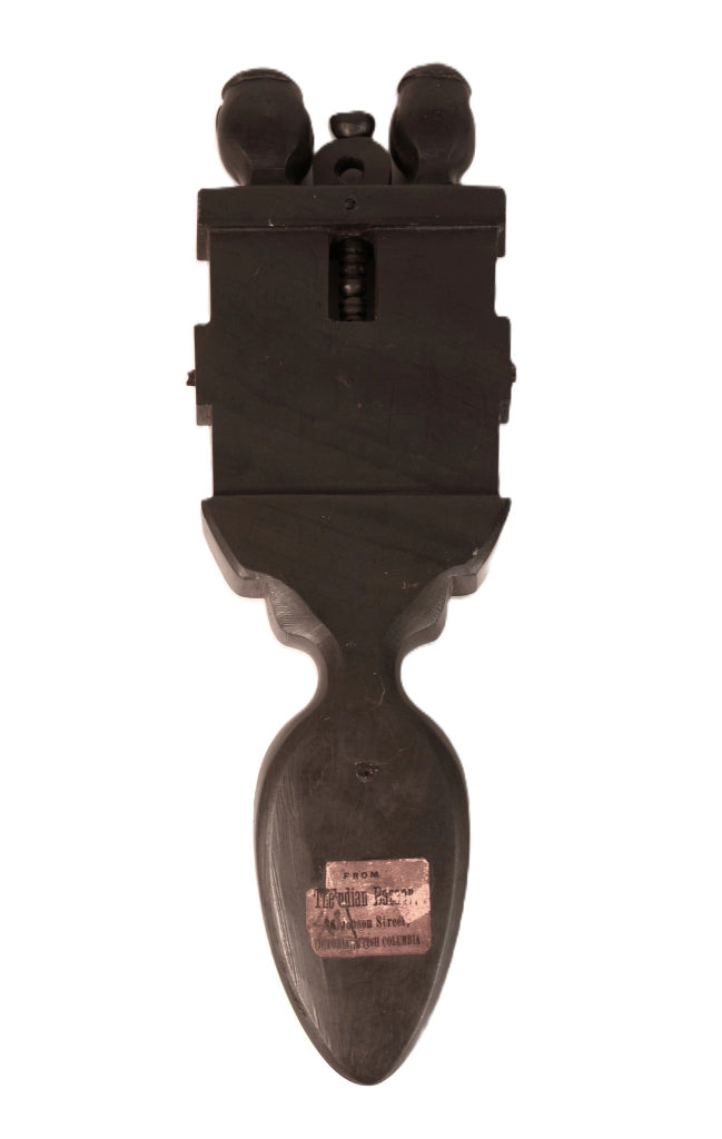 Haida Argillite Spoon Dated 1850 With Stand - Northwest