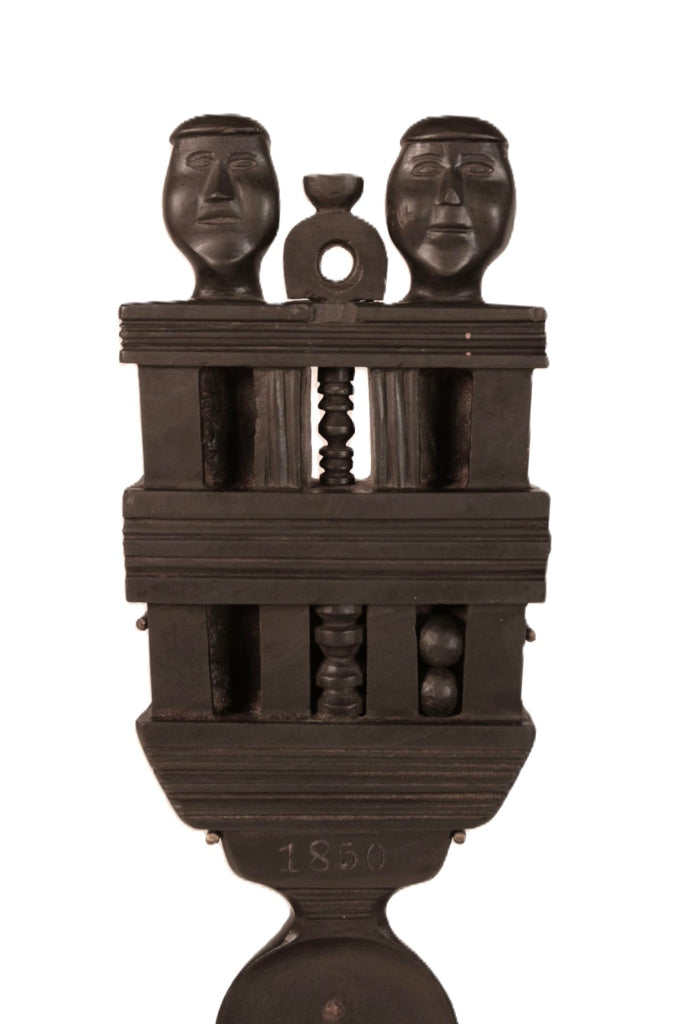 Haida Argillite Spoon Dated 1850 With Stand - Northwest