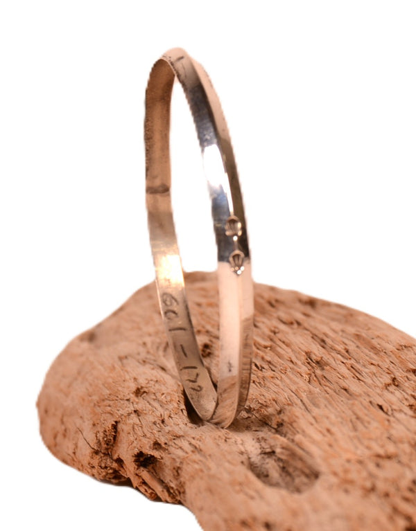 Navajo Sterling Silver Bangle Bracelet