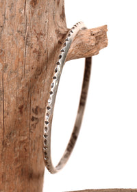 Navajo Sterling Silver Bangle Bracelet