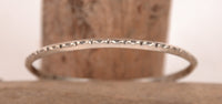 Navajo Sterling Silver Bangle Bracelet
