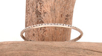 Navajo Sterling Silver Bangle Bracelet