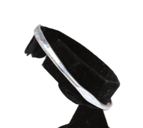 Navajo Sterling Silver Bangle Bracelet