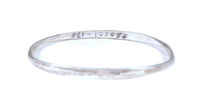Navajo Sterling Silver Bangle Bracelet