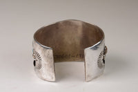 Navajo Sterling Silver and Turquoise Cuff Bracelet