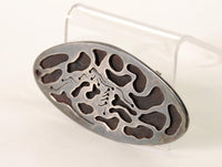 Hopi Silver Overlay Pin
