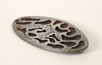 Hopi Silver Overlay Pin