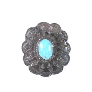 Navajo Sterling Silver Bolo or Belt Buckle