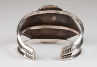 Navajo Sterling Silver and Turquoise Bracelet with Concho