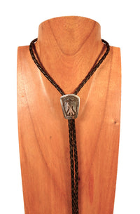 Navajo Sterling Silver Bolo Tie