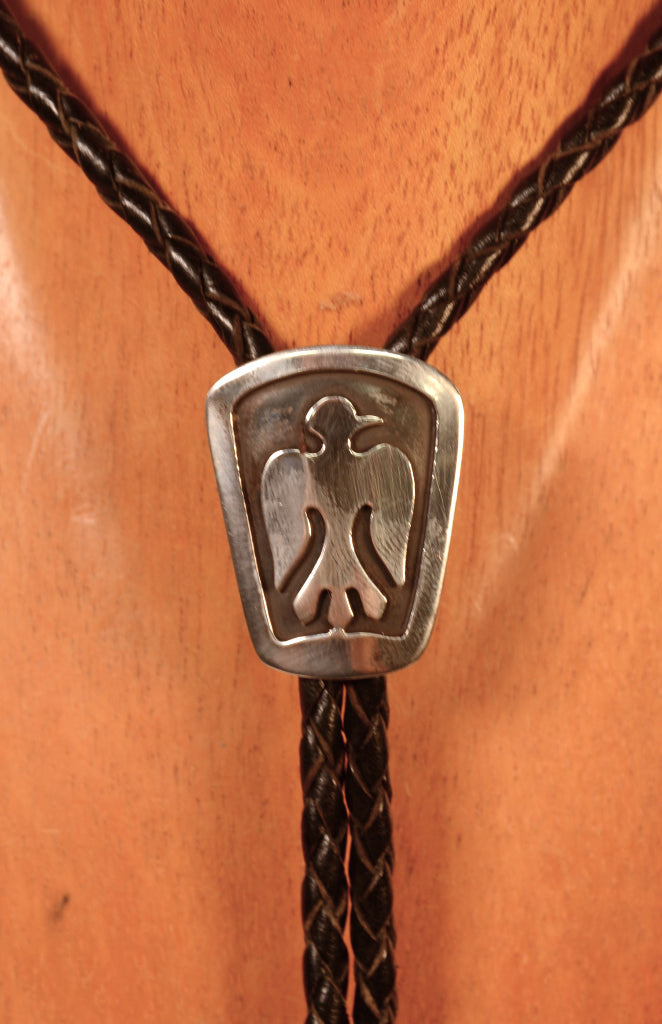 Navajo Sterling Silver Bolo Tie