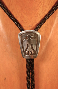 Navajo Sterling Silver Bolo Tie