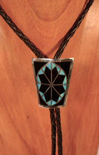 Navajo Black Bolo Tie