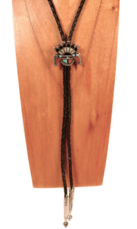 Navajo Sunface Bolo Tie